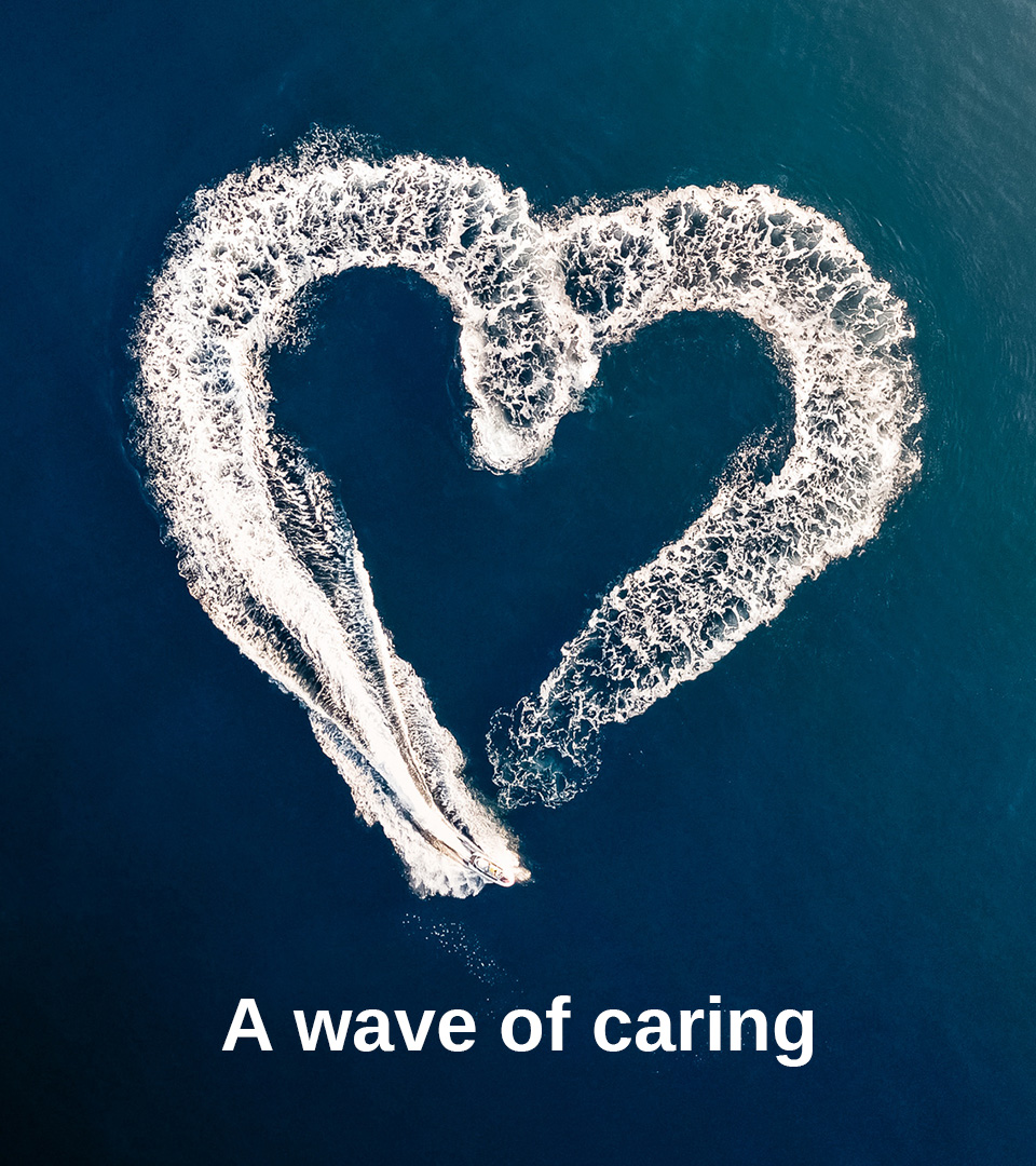 A wave of caring